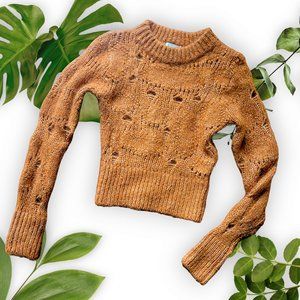 Alpaca Sweater in Ochre, sz XXS-S